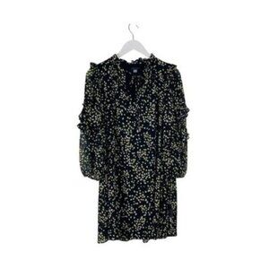 Tommy Hilfiger Sky Captain Blue Sunshine Floral Shift Dress Size 2 NWT